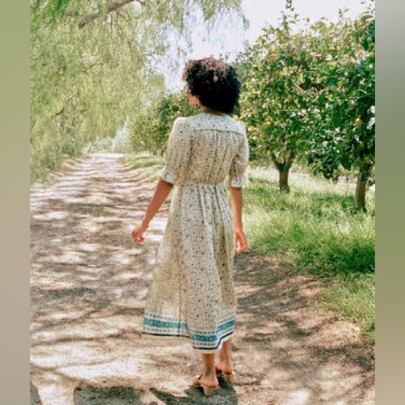 *SOLD* Christy Dawn Della Dress Silk-Cotton - Picture 4 of 9